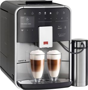 Melitta Volautomatisch koffiezetapparaat Barista TS Smart F 86 0-100 roestvrij staal Hoogwaardig front van edelstaal 21 koffierecepten & 8 gebruikersprofielen