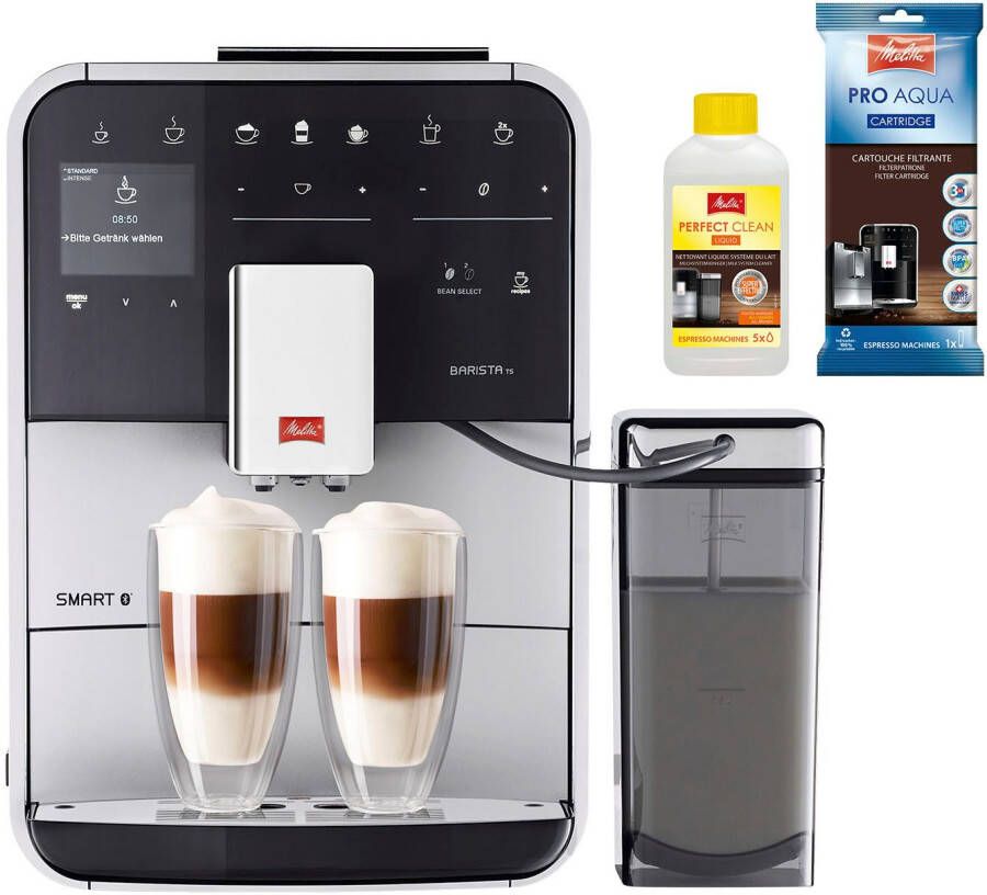 Melitta Volautomatisch koffiezetapparaat Barista TS Smart F850-102 zwart 21 koffierecepten & 8 gebruikersprofielen 2-kamer bonenreservoir - Foto 4
