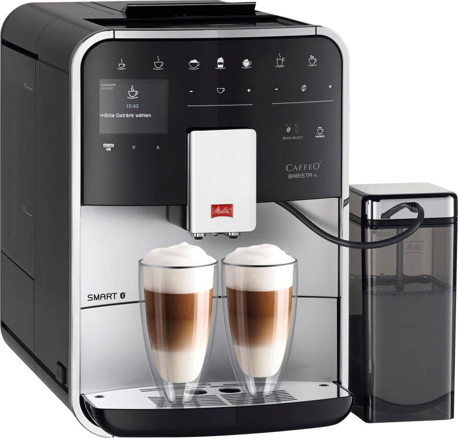 Melitta Volautomatisch koffiezetapparaat Barista TS Smart F850-101 zilver 21 koffierecepten & 8 gebruikersprofielen 2-kamer bonenreservoir - Foto 12