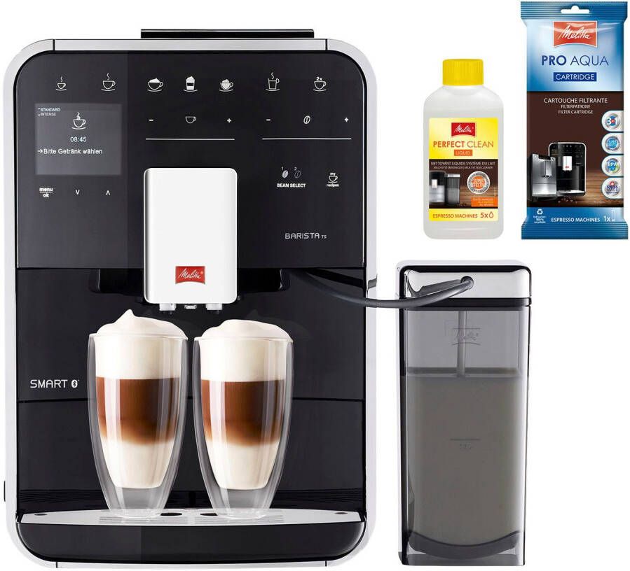 Melitta Volautomatisch koffiezetapparaat Barista TS Smart F850-102 zwart 21 koffierecepten & 8 gebruikersprofielen 2-kamer bonenreservoir - Foto 2