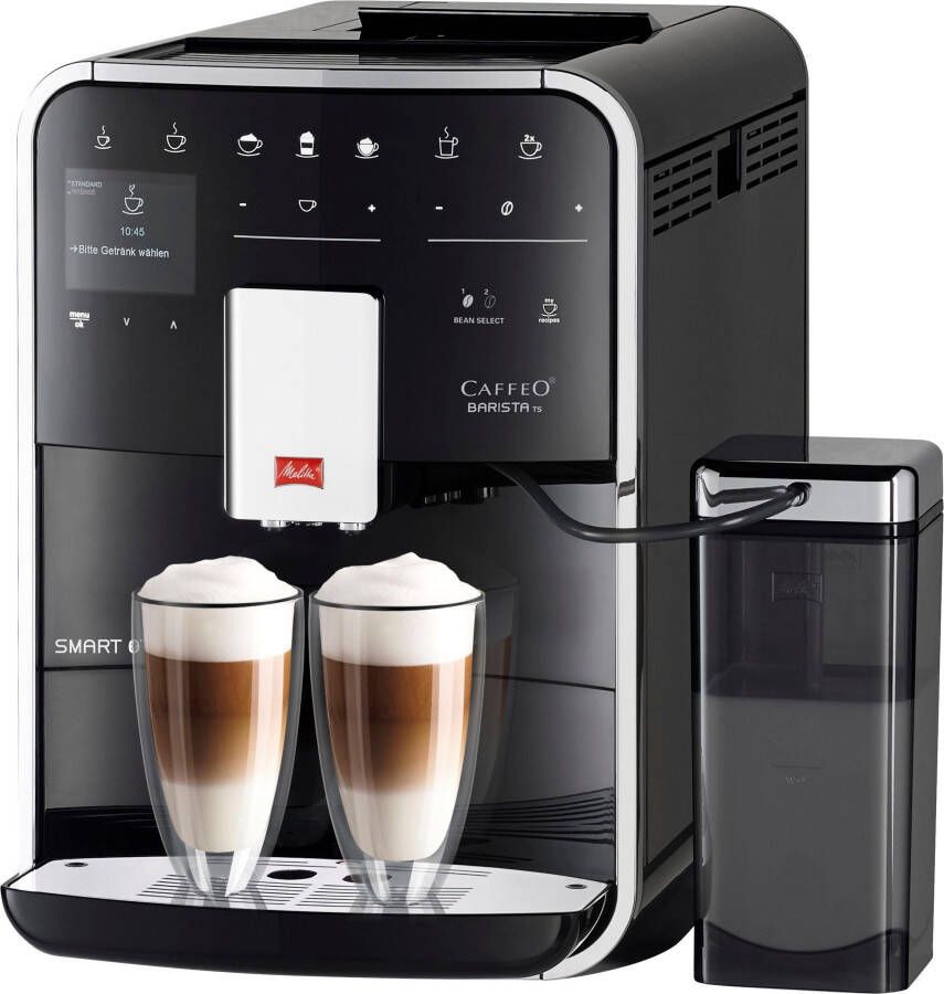 Melitta Volautomatisch koffiezetapparaat Barista TS Smart F850-102 zwart 21 koffierecepten & 8 gebruikersprofielen 2-kamer bonenreservoir - Foto 10