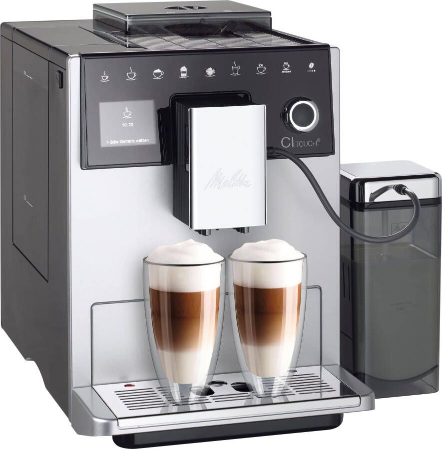 Melitta Volautomatisch koffiezetapparaat CI Touch F630-101 zilver Bedieningsplatform met touch & slide-functie fluisterstil maalwerk - Foto 10