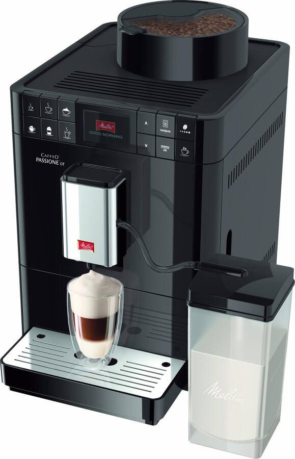 Melitta Volautomatisch koffiezetapparaat Passione One Touch F53 1-102 zwart One-touch-functie per kopje precies de juiste hoeveelheid versgemalen bonen - Foto 8
