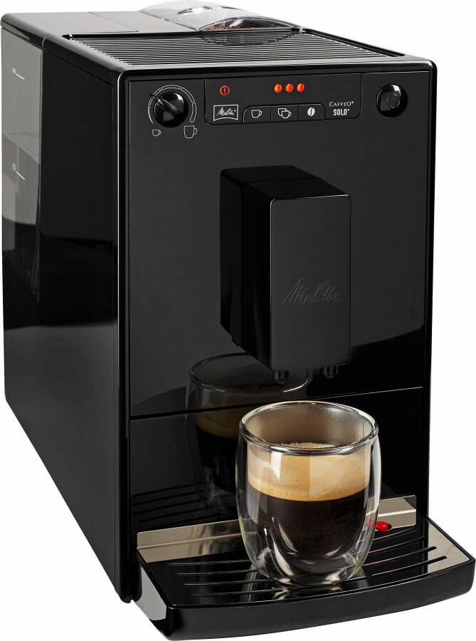 Melitta Volautomatisch koffiezetapparaat Solo E950-201 zwart Perfect voor caffè crema & espresso slechts 20 cm breed