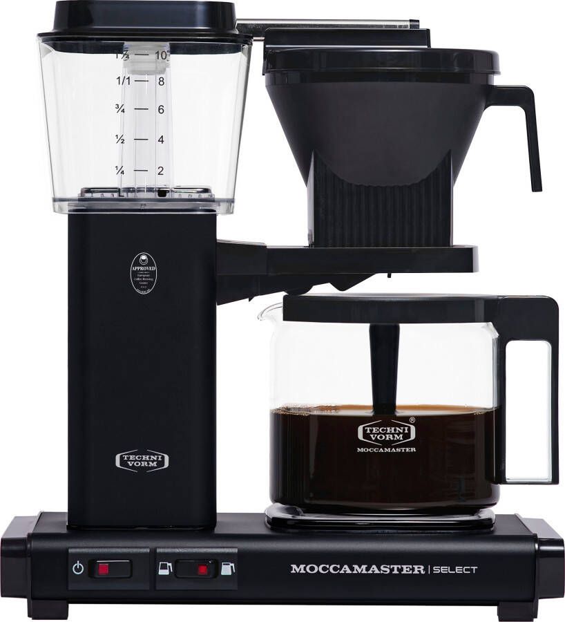 Moccamaster Filterkoffieapparaat KBG Select mat zwart 1 25 l