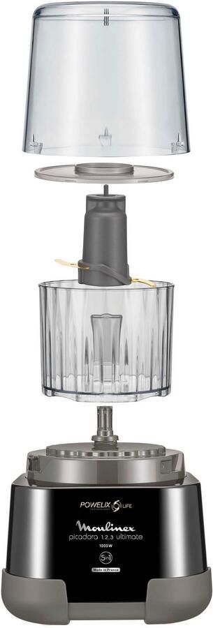 Moulinex Hakmolen DP8108 Moulinette Ultimate 550 ml inhoud easy-press-systeem powelix-messen - Foto 6