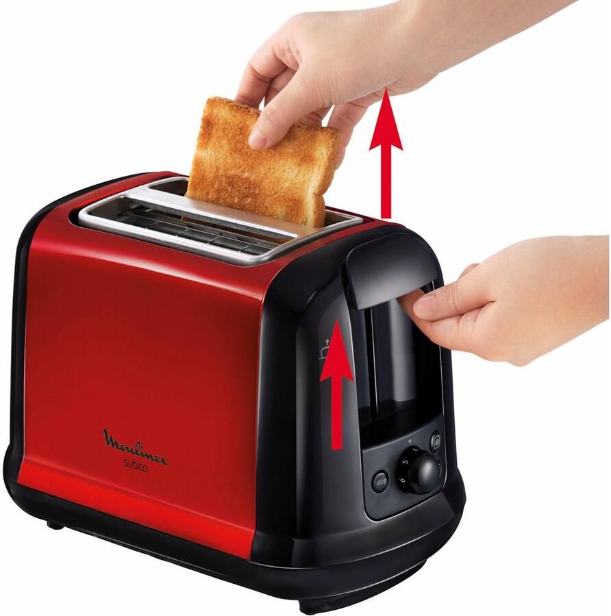 Moulinex Toaster LT261D Subito Liftfunctie 7 bruiningsgraden kruimellade - Foto 4