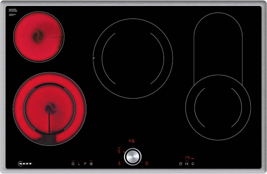 NEFF Elektrische kookplaat van SCHOTT CERAN T18BT16N0 met intuïtieve twist pad bediening - Foto 5