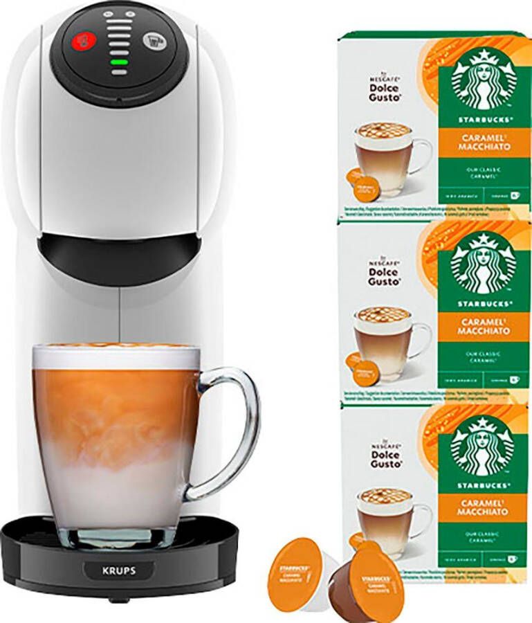 Nescafé Dolce Gusto Koffiecapsulemachine KP2431 Genio S inclusief 3 pakketten starbucks caramel macchiato ter waarde van vap € 17 97 - Foto 5