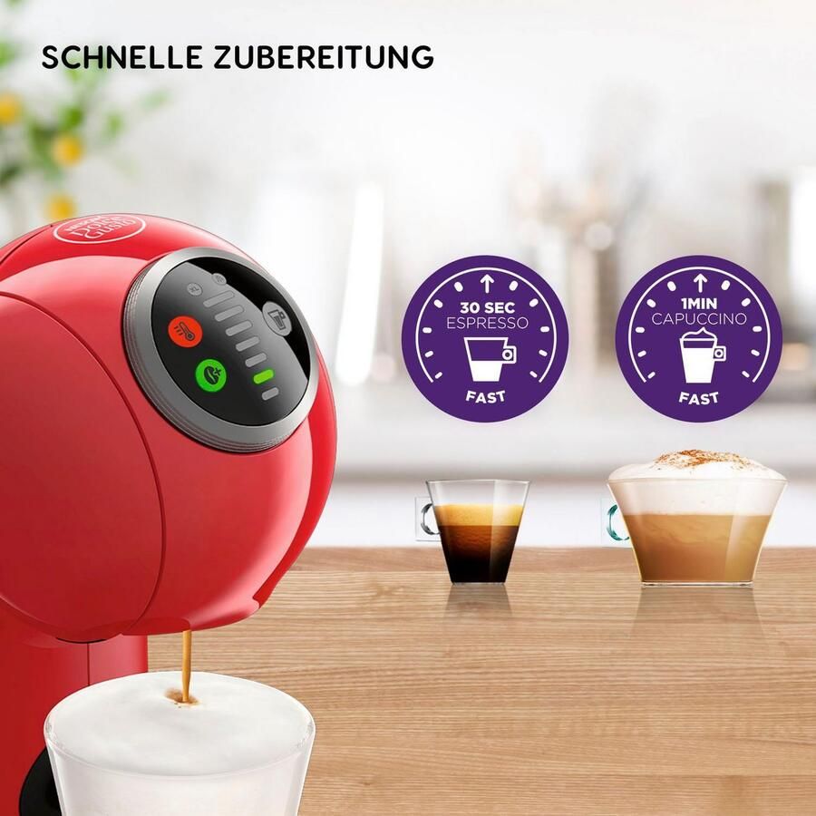 Nescafé Dolce Gusto Koffiecapsulemachine KP3405 Genio S Plus Temperatuurkeuze automatische uitschakeling 0 8 liter waterreservoir - Foto 4