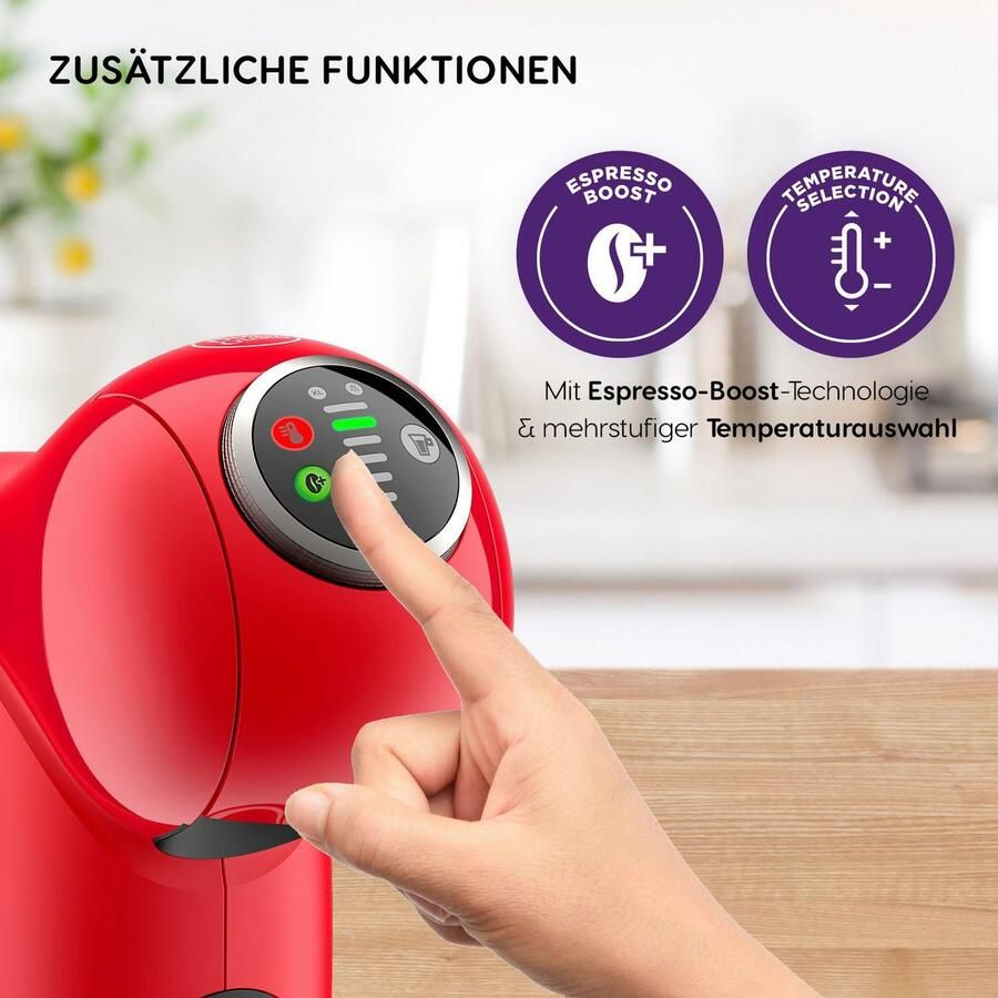 Nescafé Dolce Gusto Koffiecapsulemachine KP3405 Genio S Plus Temperatuurkeuze automatische uitschakeling 0 8 liter waterreservoir - Foto 5