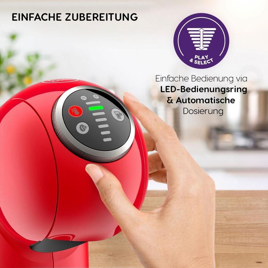 Nescafé Dolce Gusto Koffiecapsulemachine KP3405 Genio S Plus Temperatuurkeuze automatische uitschakeling 0 8 liter waterreservoir - Foto 8