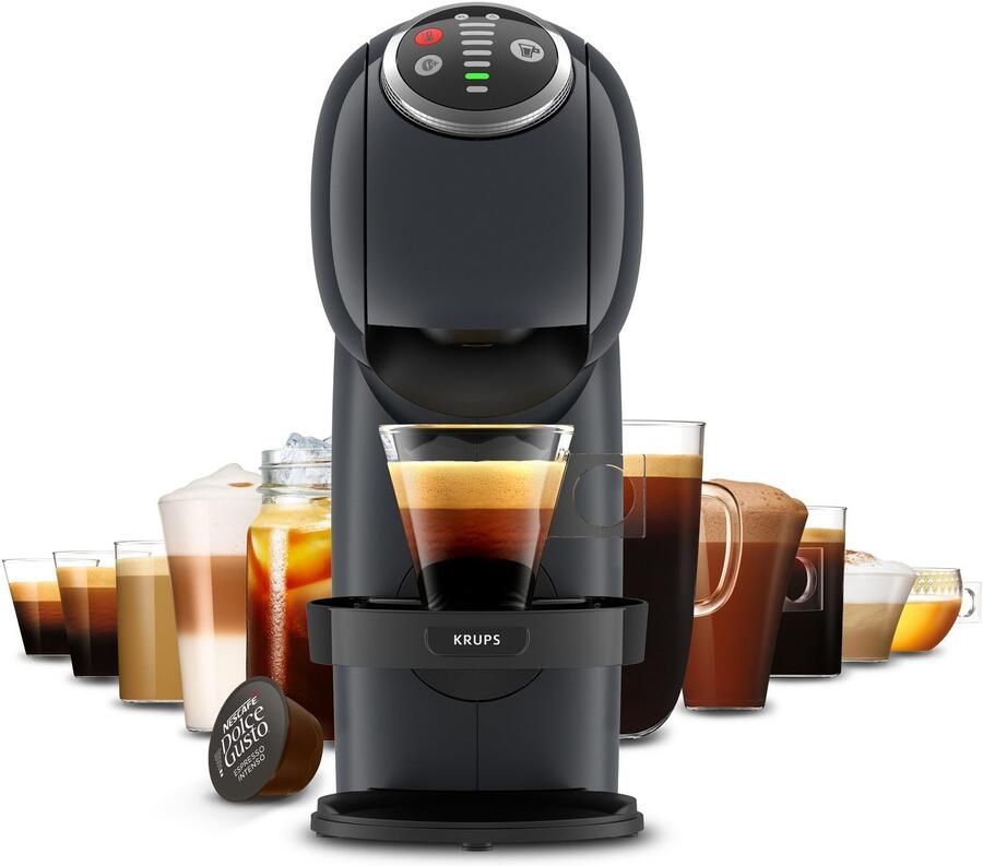 Nescafé Dolce Gusto Koffiecapsulemachine KP340B Genio S plus draaiknop espresso-boost inclusief 3 pakketten kitkat (cacao) ter waarde van € 17 97 - Foto 4