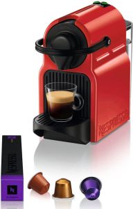 Nespresso Koffiecapsulemachine XN1005 Inissia von Krups Watertankcapaciteit: 0 7 liter pompdruk: 19 bar korte opwarmtijd compact formaat koffiehoeveelheid instelbaar snelkeuzetoets automatische uitworp van gebruikte capsules inclusief welkomstpakket met 14 capsules