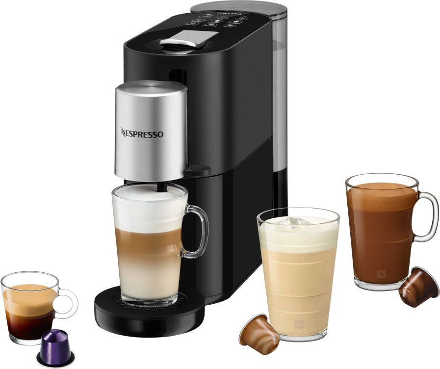 Nespresso Koffiecapsulemachine XN8908 Atelier van Krups Waterreservoir: 1 liter 19 bar druk inclusief glazen kopje + capsules