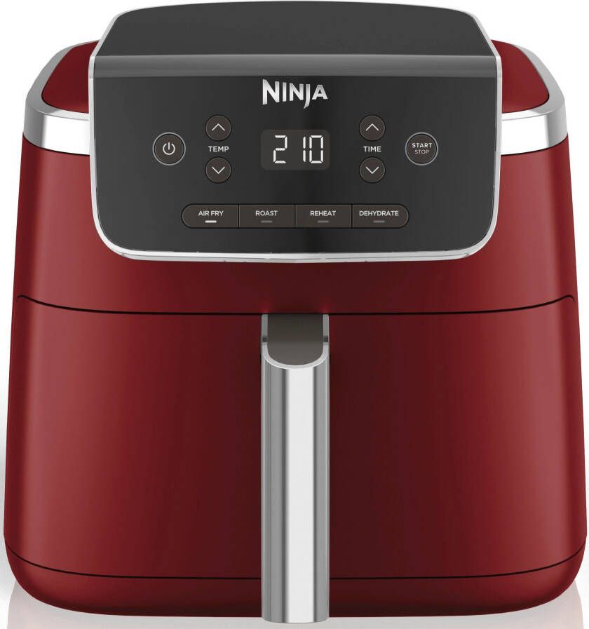 Ninja Airfryer XL PRO AF140EUCM 4 7 liter Vrijstaand Heteluchtfriteuse Cinnamon Rood met 4 kookprogramma's Beste Koop