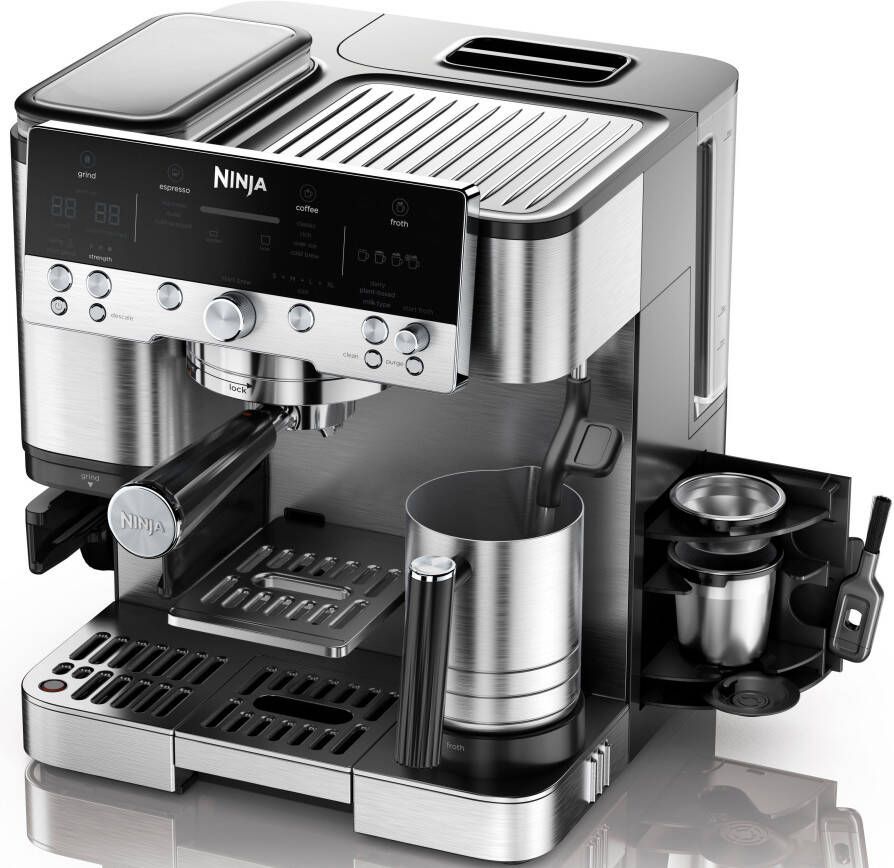 Ninja Luxe Café Premier 3-in-1 Espressomachine en Filterkoffiezetapparaat met Melkopschuimer ES601EU - Foto 2