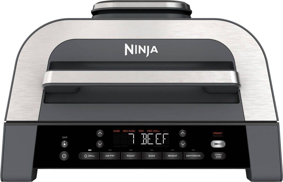 Ninja DG551EU friteuse Enkel 3 8 l Vrijstaand 1760 W Heteluchtfriteuse Zwart Zilver