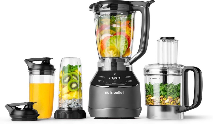 Nutribullet Blender Full Size Blender Combo NBF580B Blender 1200 Watt - Foto 7