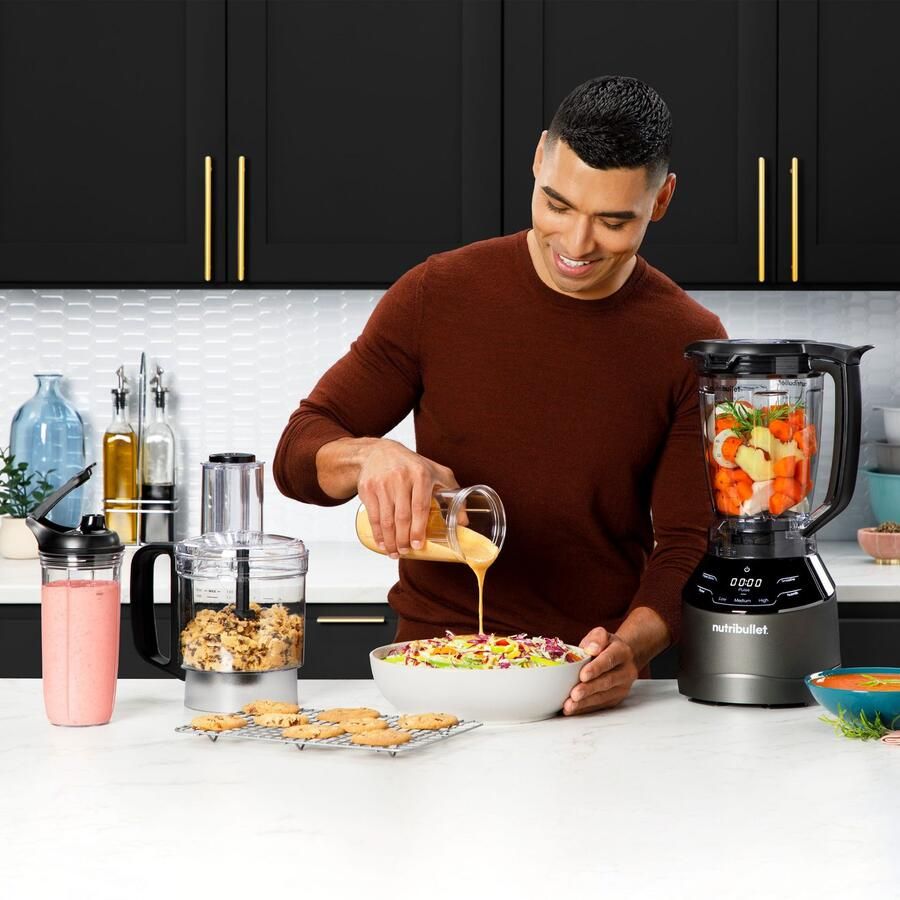 Nutribullet Blender Full Size Blender Combo NBF580B Blender 1200 Watt - Foto 2