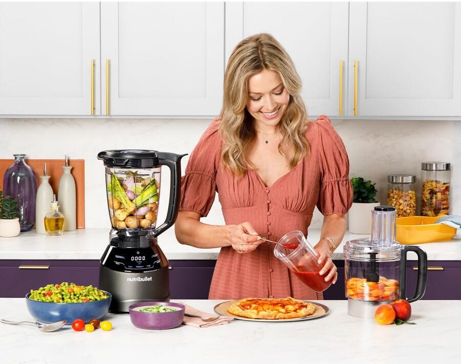 Nutribullet Blender Full Size Blender Combo NBF580B Blender 1200 Watt - Foto 3