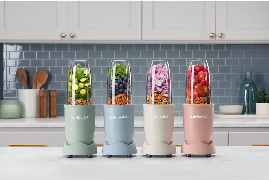 Nutribullet Blender Pro NB907MACL compacte mixer 900 W 2 mengbekers (700+925ml) Roze Drukkken draaien mixen sterke motor beker+accessoires vaatwasmachinebestendig - Foto 7