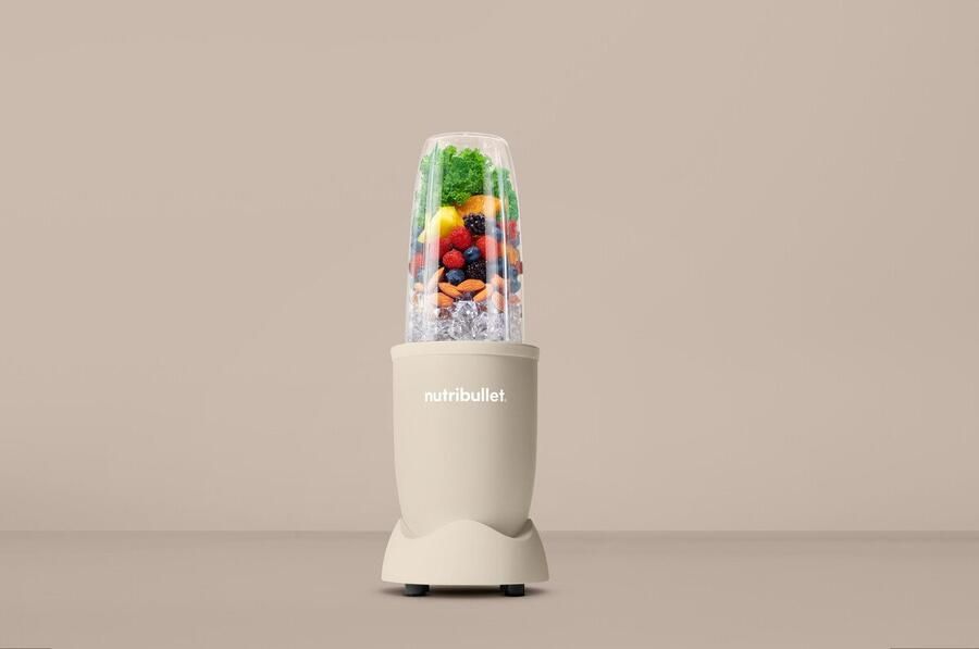 Nutribullet Blender Pro NB907MASN compacte mixer 900W 2 mengbekers (700 + 925ml) Zand Drukkken draaien mixen sterke motor beker+accessoires vaatwasmachinebestendig - Foto 4