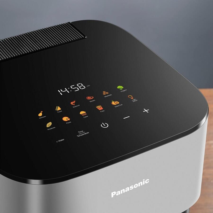 Panasonic NF-CC500SXE friteuse Enkel 5 l Vrijstaand 1450 W Heteluchtfriteuse Grijs - Foto 2