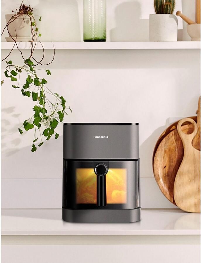 Panasonic NF-CC500SXE friteuse Enkel 5 l Vrijstaand 1450 W Heteluchtfriteuse Grijs - Foto 14