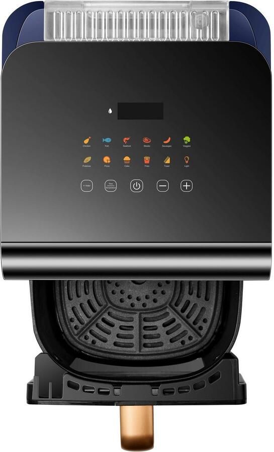 Panasonic NF-CC600AXE Airfryer 6 l 1450 W CoolTouch-behuizing Stoomtoevoeging Digitale timer LC-display Kijkvenster - Foto 17