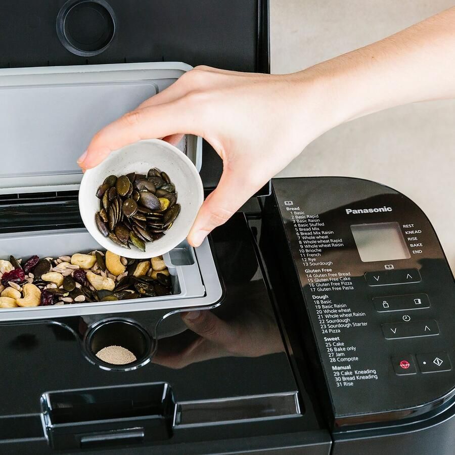 Panasonic SD-YR2540 broodbakmachine 550 W Zwart Grijs - Foto 5