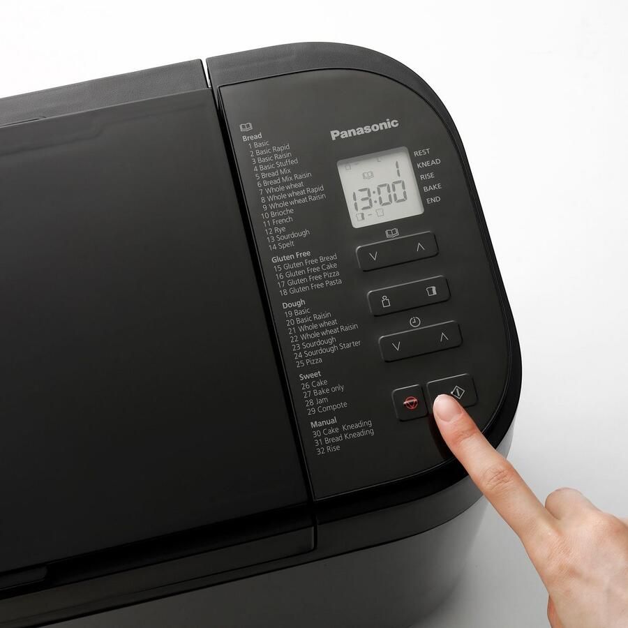 Panasonic SD-YR2540 broodbakmachine 550 W Zwart Grijs - Foto 7