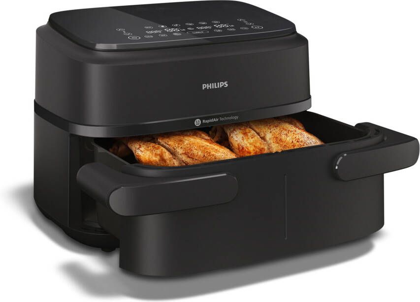 Philips Airfryer 1000 Flexible Basket NA150 00 twee manden met 7.1L