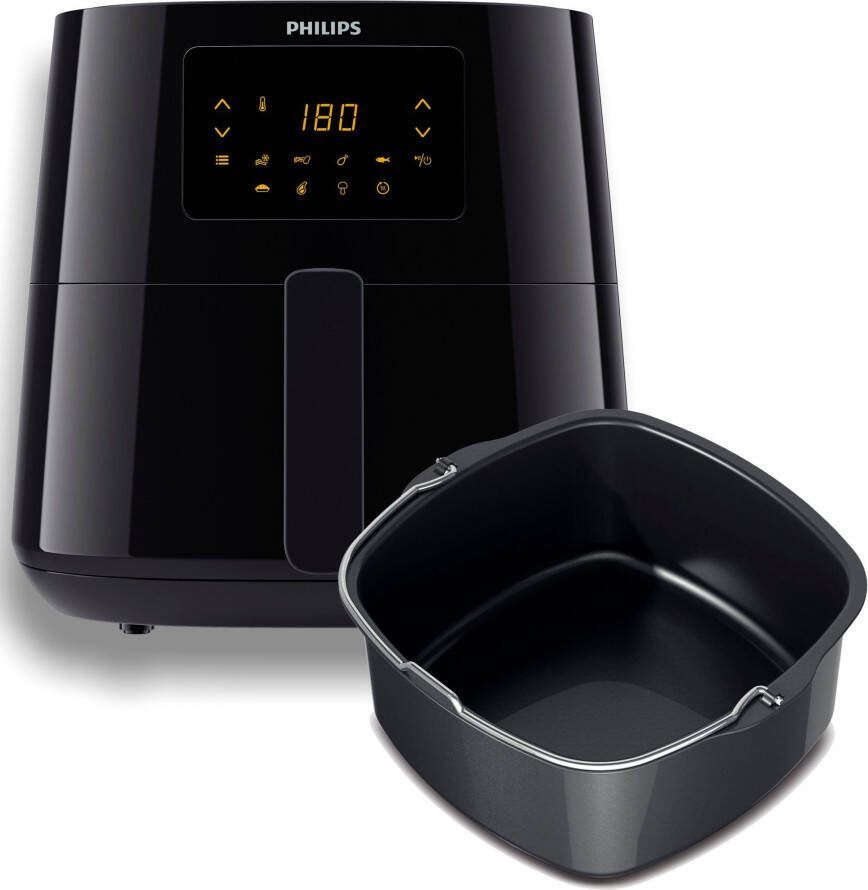 Philips Airfryer Essential 3000 Series HD9270 93 6 2 liter (XL) Heteluchtfriteuse RapidAir 14 in 1 kookfuncties Met bakvorm
