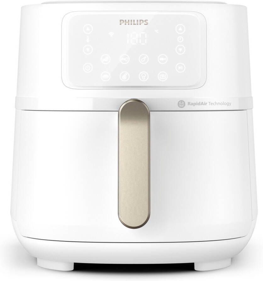 Philips 5000 series Airfryer 7.2L Friggitrice ad aria 16 in 1 App per ricette HD9285.00 Argento Bianco