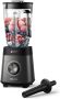 Philips Blender HR3040 00 5000 Series met ProBlend Plus-technologie 2-liter container en automatische reiniging roestvrij staal grijs - Thumbnail 1