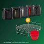 Philips Grillroosterinzet + Muffincups HD9904 01 Party-Kit geschikt voor airfryer hd921x hd922x hd962x hd964x hd974x - Thumbnail 2