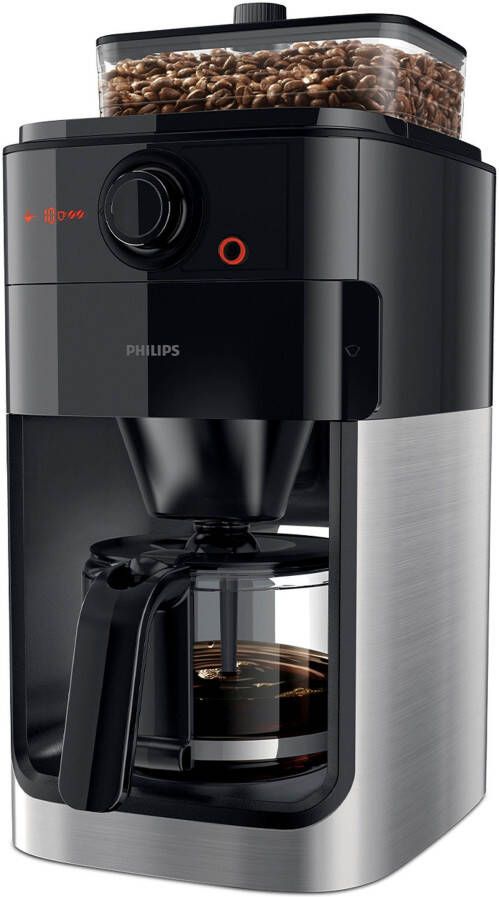 Philips Koffiezetapparaat met maalwerk Grind & Brew HD7767 00 1 2 l aroma-gesealed bonenvak edelstaal zwart - Foto 12
