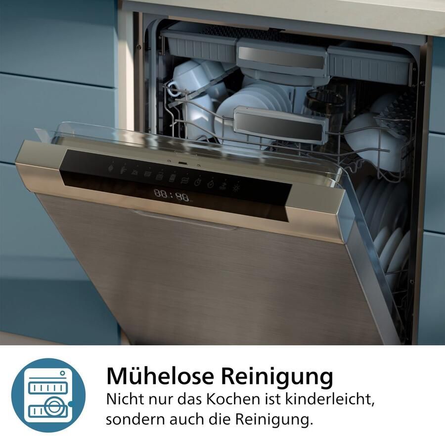 Philips Airfryer 3000 NA332 00 met 6.2L kijkvenster RapidAir Plus technologie en 16 kookfuncties zwart koper - Foto 4