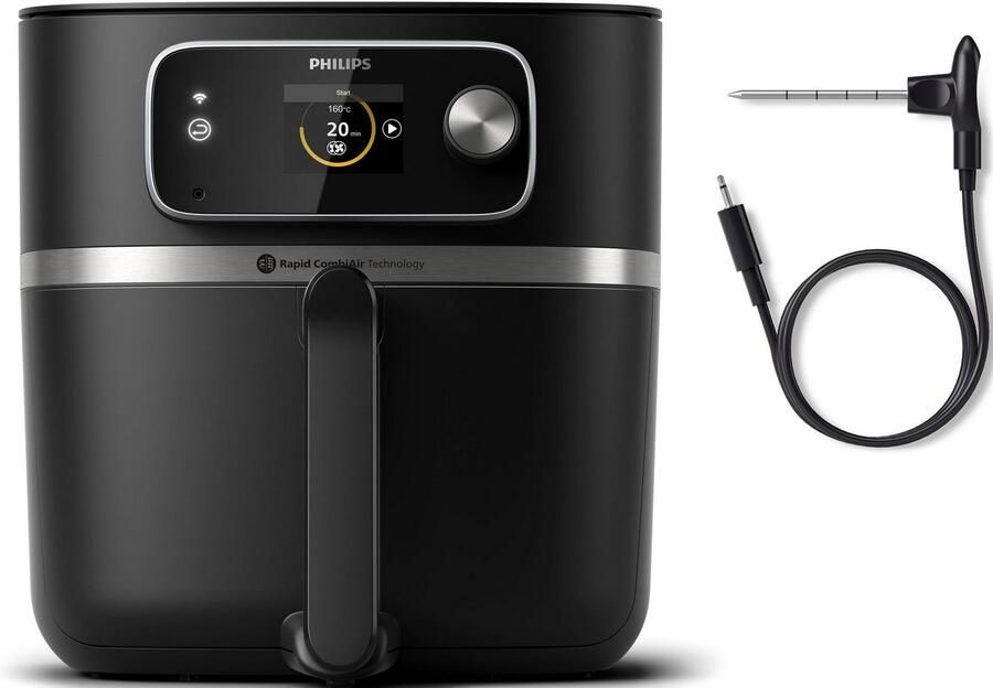 Philips 7000 Series Airfryer Combi XXL Connected HD9880 90 Rapid Combi Air 8.3L Tot 6 personen Met Voedselthermometer - Foto 13
