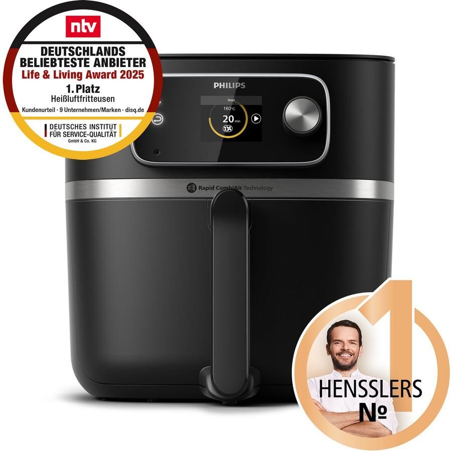 Philips 7000 Series Airfryer Combi XXL Connected HD9880 90 Rapid CombiAir 8.3L Tot 6 personen Met Voedselthermometer - Foto 3