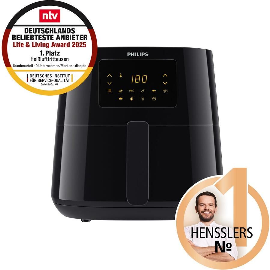 Philips Airfryer Essential 3000 Series HD9270 93 6 2 liter (XL) Heteluchtfriteuse RapidAir 14 in 1 kookfuncties Met bakvorm - Foto 2