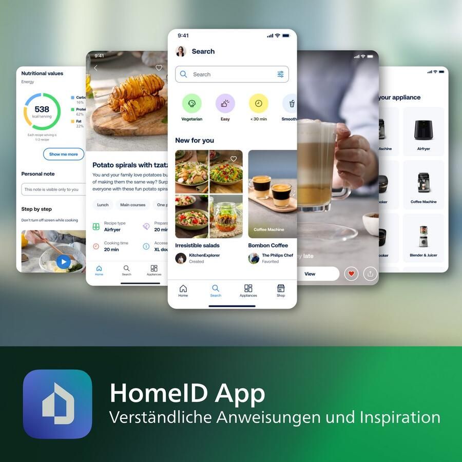 Philips Keukenmachine HR7962 01 ProKnead technologie inclusief deeghaak garde en klopper - Foto 6