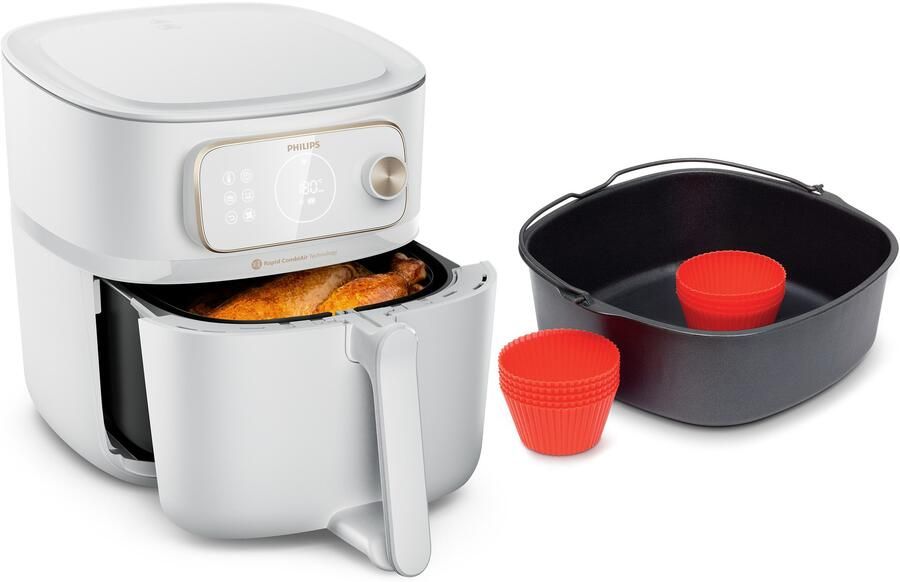 Philips 7000 Series Airfryer Combi XXL Connected HD9876 20 Rapid CombiAir 8.3L Tot 6 Personen Wit - Foto 11