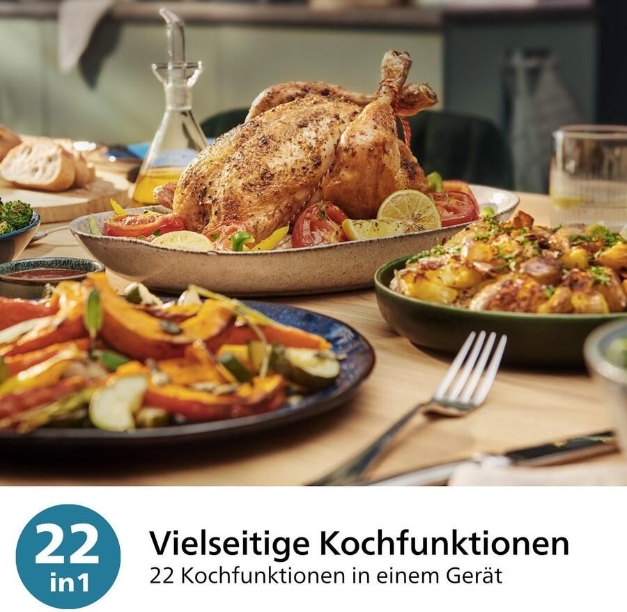 Philips 7000 Series Airfryer Combi XXL Connected HD9876 20 Rapid CombiAir 8.3L Tot 6 Personen Wit - Foto 4