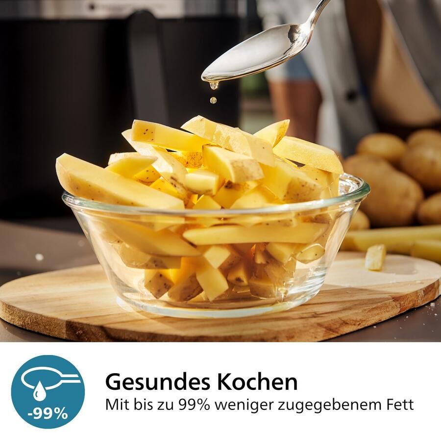 Philips 7000 Series Airfryer Combi XXL Connected HD9876 20 Rapid CombiAir 8.3L Tot 6 Personen Wit - Foto 2