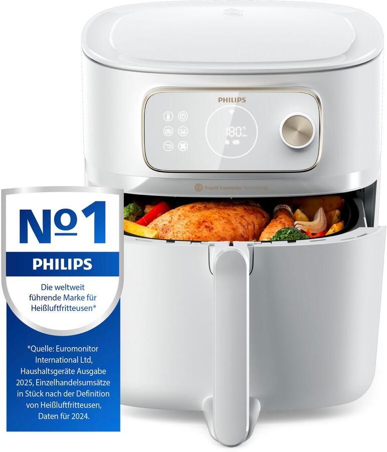 Philips 7000 Series Airfryer Combi XXL Connected HD9876 20 Rapid CombiAir 8.3L Tot 6 Personen Wit - Foto 10