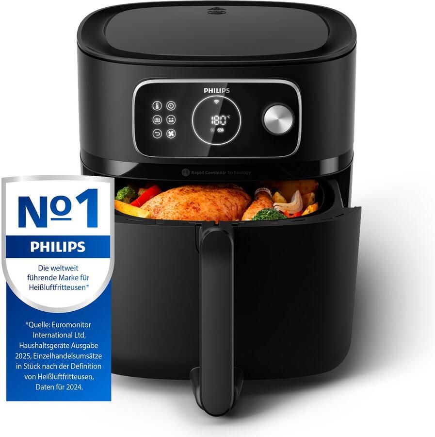 Philips 7000 Series Airfryer Combi XXL Connected HD9876 90 Rapid Combi Air 8.3L Tot 6 Personen - Foto 8