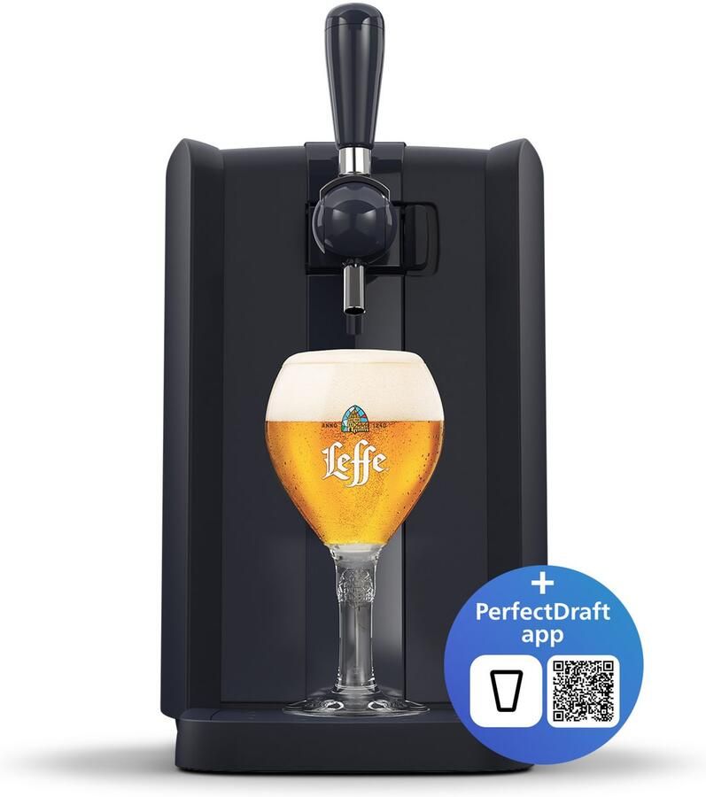 Philips Biertapinstallatie Perfect Draft 5000 Series HD3761 60 met 3 graden koeling en led-verlichting donkerblauw - Foto 6