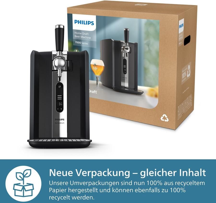Philips PerfectDraft 7000 – Thuis Tapbiermachine – Vers Getapt Bier tot 30 Dagen – Instelbare Temperatuur & App Bediening – HD3770 90 - Foto 6